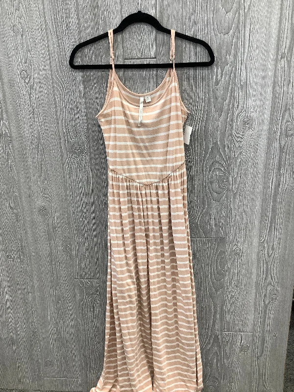 Dress Casual Maxi By Lc Lauren Conrad In Tan, Size: M